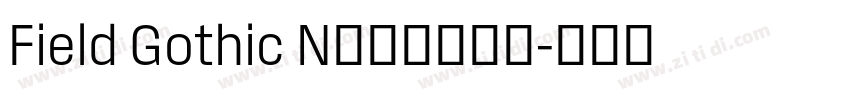 Field Gothic N胡晓波刷刷体字体转换